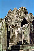 Angkor Thom - Bayon temple, second enclosure, towers of the East gopura 